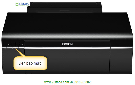 Nạp mực in Bình Dương - Đèn báo hết mực